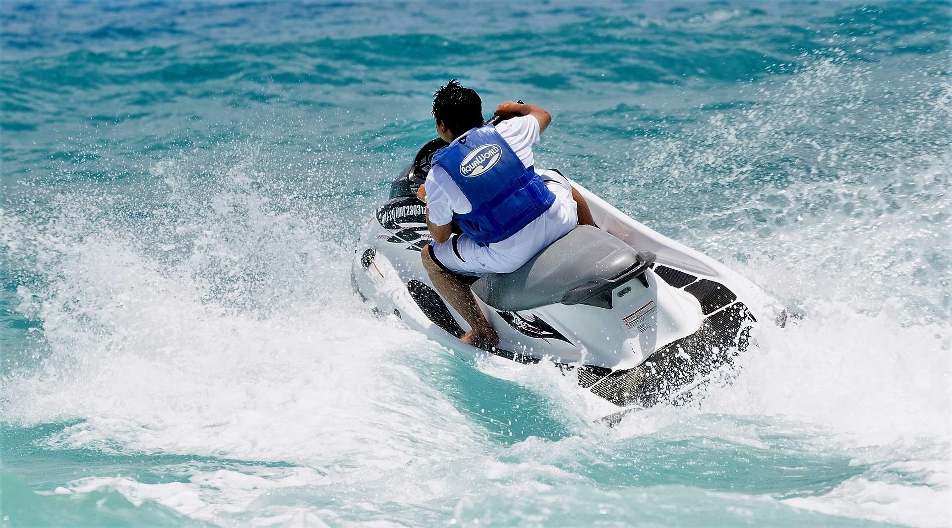 Jet skiing in paxos 